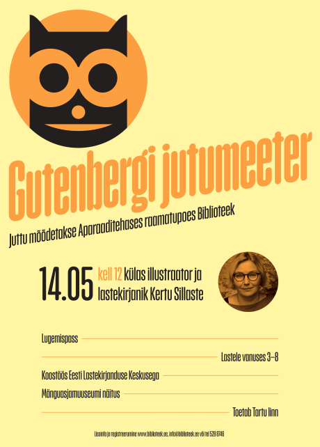Gutenberg, Aparaaditehas, tARTu pood, KOGO galerii, Tartu Mänguasjamuuseum, lapsed 